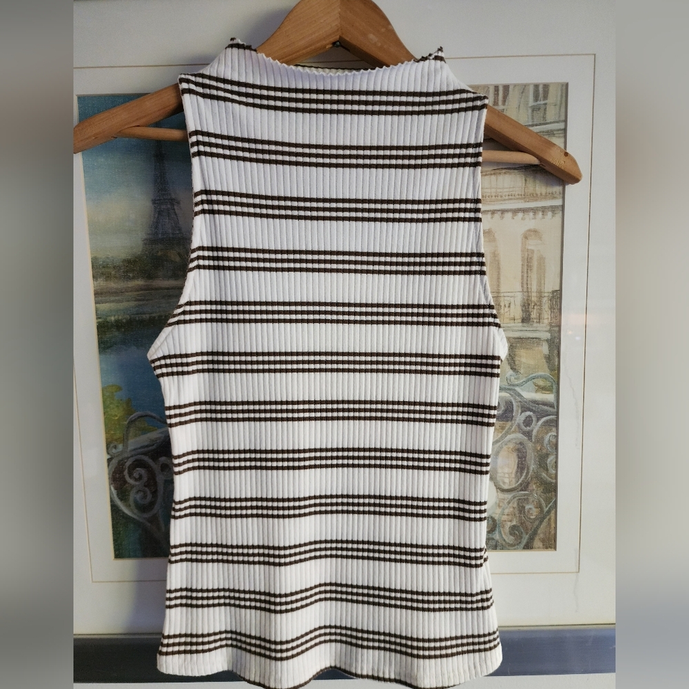 Maeve Ribbed Sleeveless Sweater